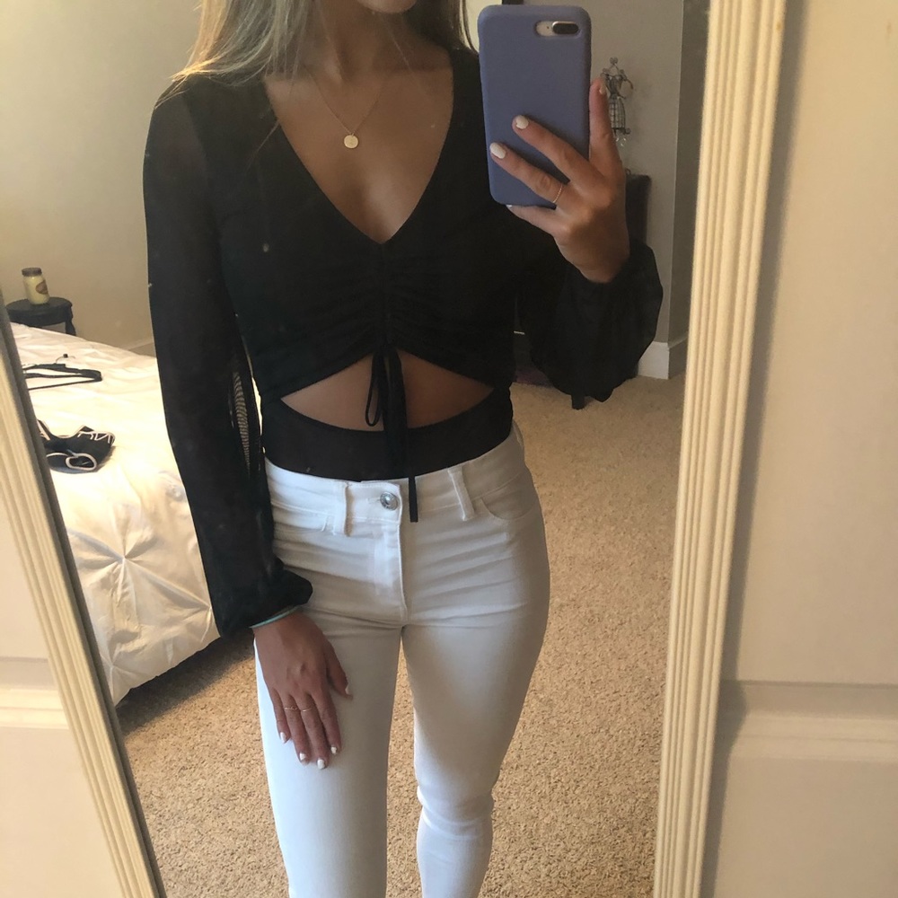 Lulus black bodysuit